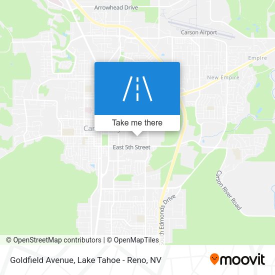 Goldfield Avenue map