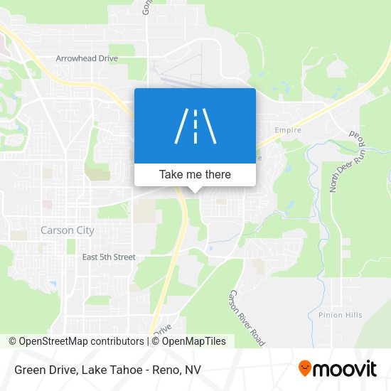 Green Drive map