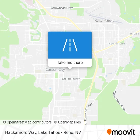 Hackamore Way map