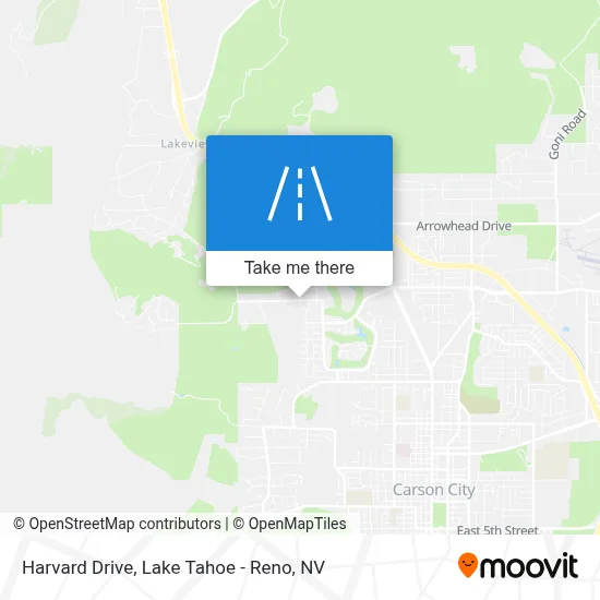 Harvard Drive map