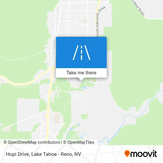 Hopi Drive map
