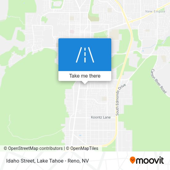 Idaho Street map
