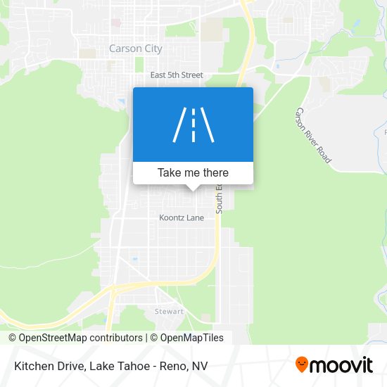 Kitchen Drive map