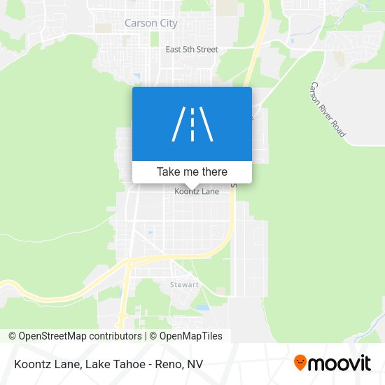 Koontz Lane map