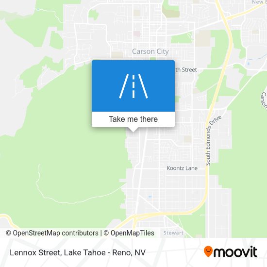 Mapa de Lennox Street