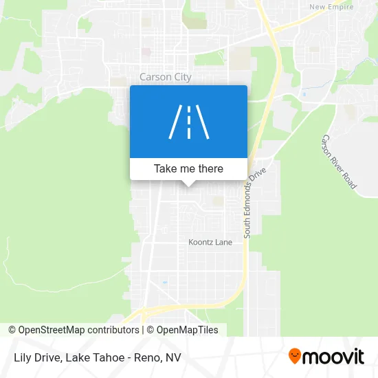Lily Drive map