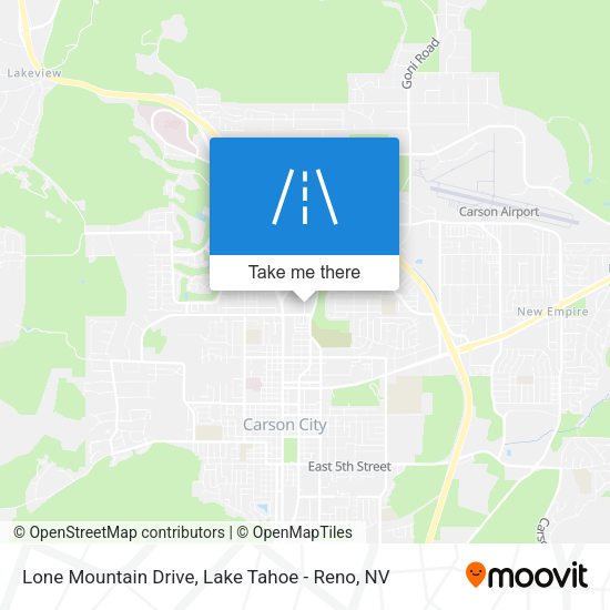Mapa de Lone Mountain Drive