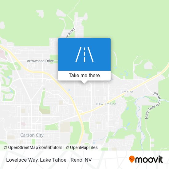 Lovelace Way map