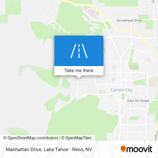 Manhattan Drive map