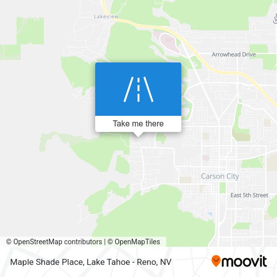 Maple Shade Place map