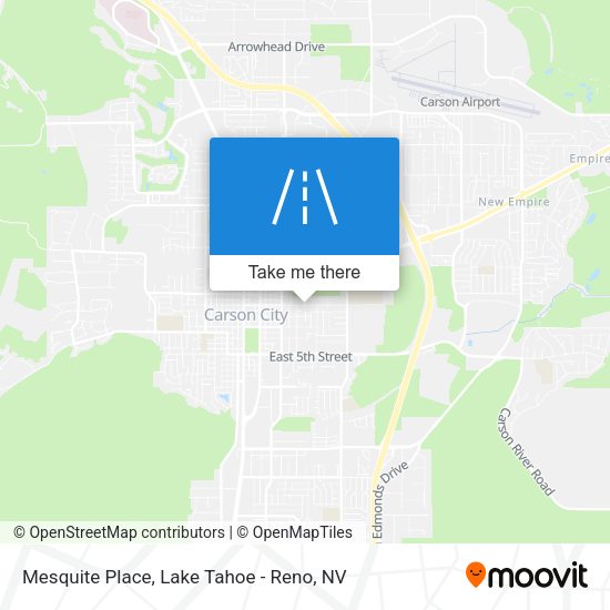 Mesquite Place map