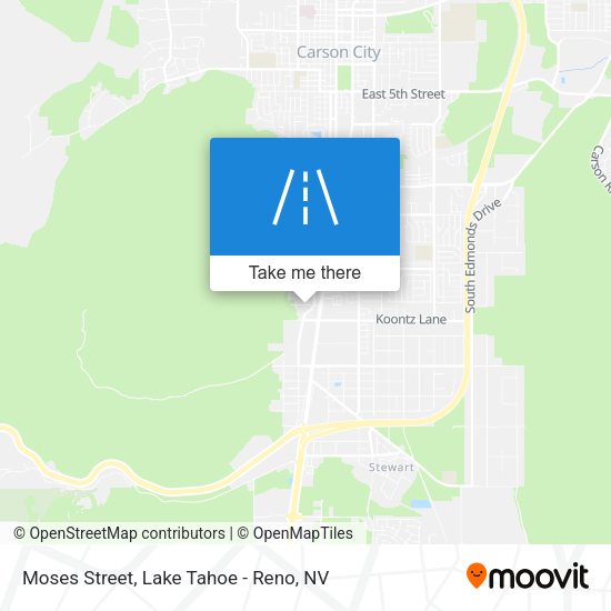 Moses Street map