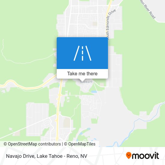 Navajo Drive map