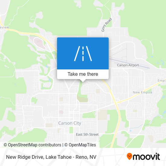 New Ridge Drive map