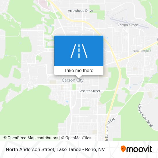 North Anderson Street map