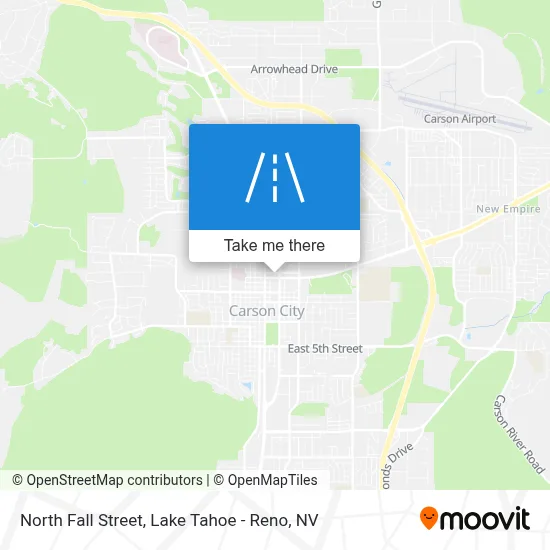 North Fall Street map