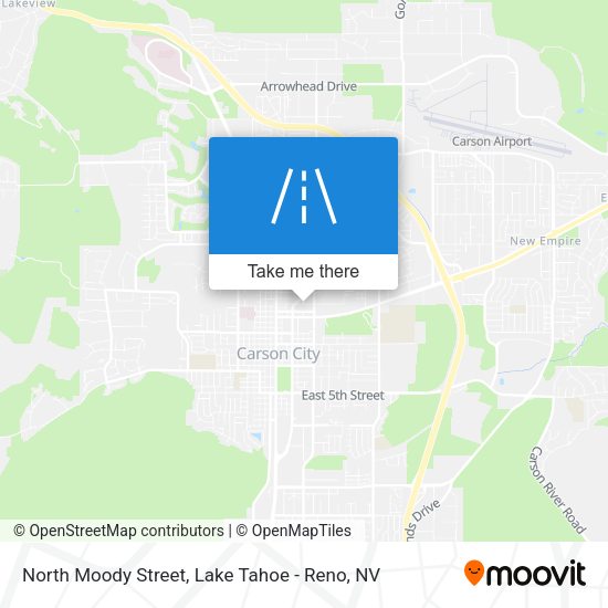 North Moody Street map