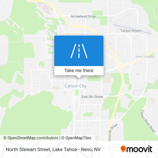Mapa de North Stewart Street