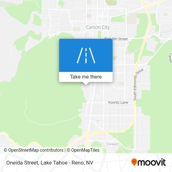 Oneida Street map