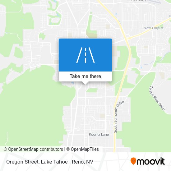 Oregon Street map
