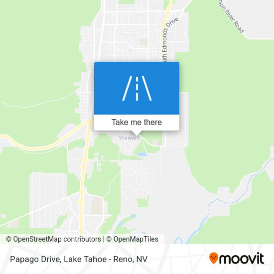 Papago Drive map