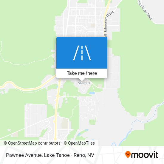 Pawnee Avenue map