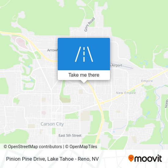 Pinion Pine Drive map