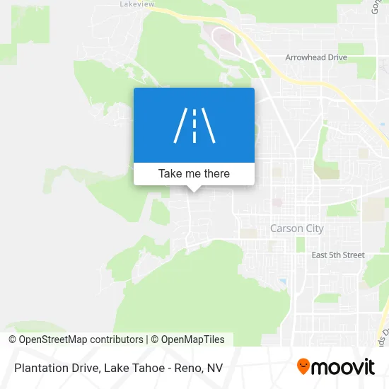 Plantation Drive map