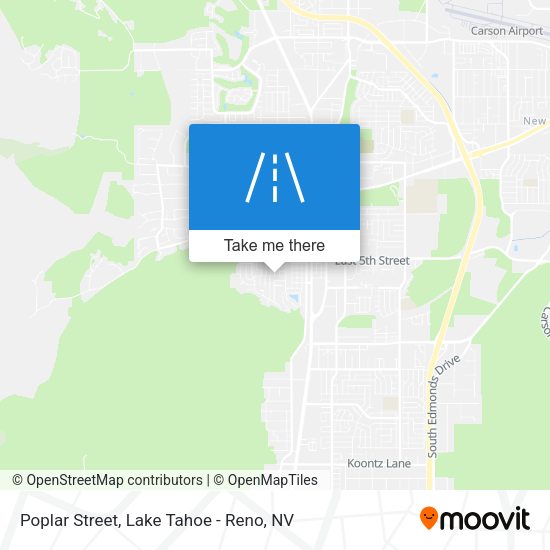 Mapa de Poplar Street