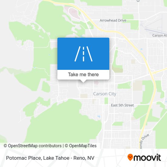 Potomac Place map