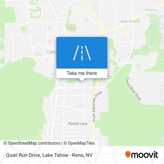 Quail Run Drive map