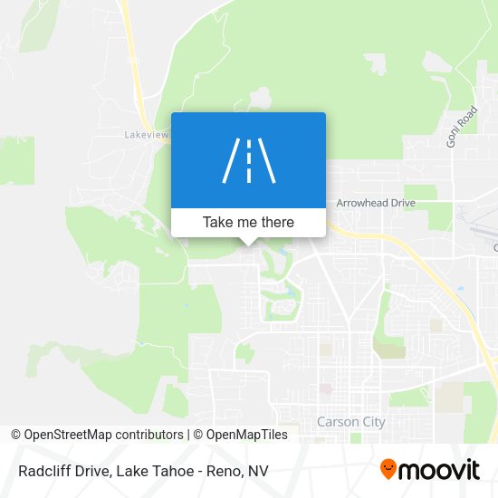 Radcliff Drive map