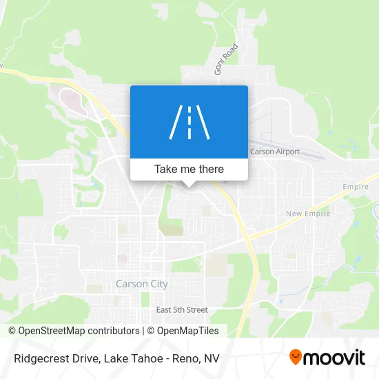 Ridgecrest Drive map