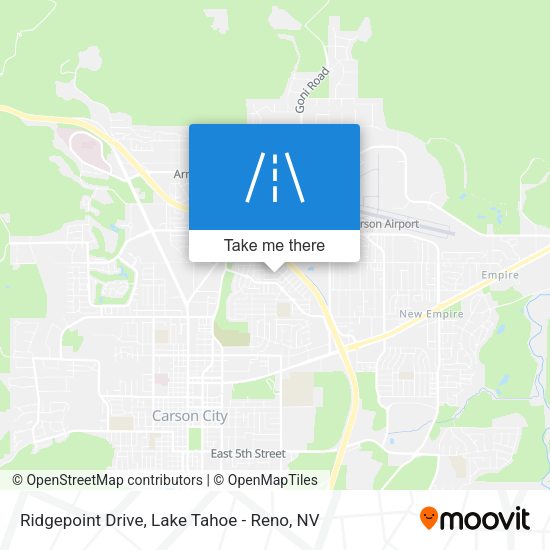Mapa de Ridgepoint Drive