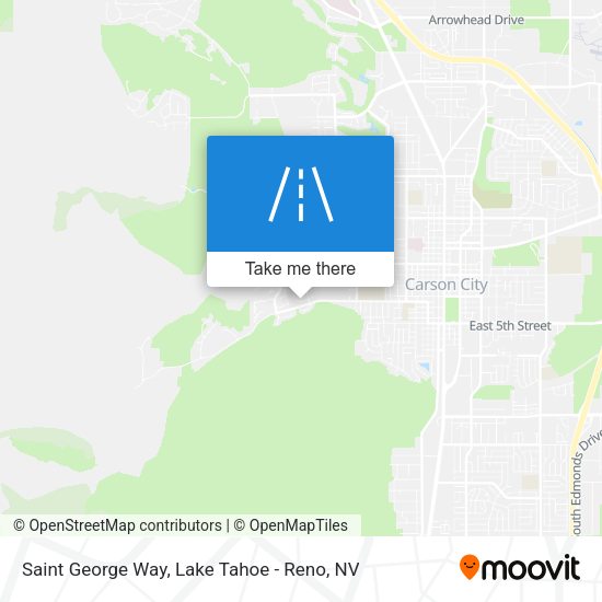 Mapa de Saint George Way