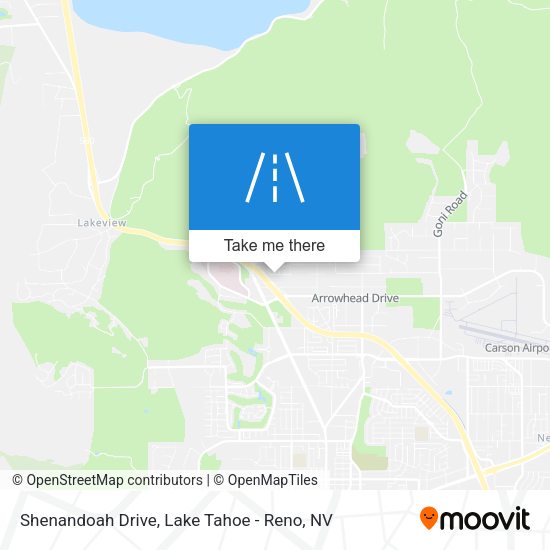 Shenandoah Drive map