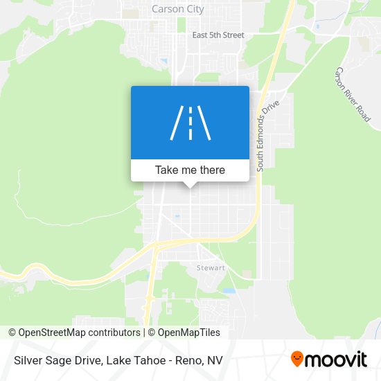 Silver Sage Drive map