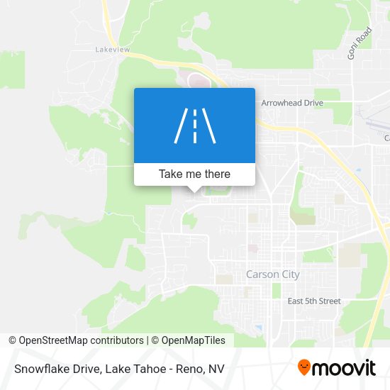 Mapa de Snowflake Drive