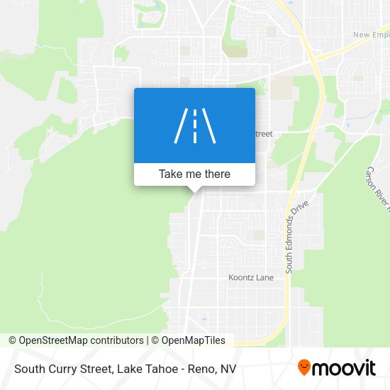 South Curry Street map