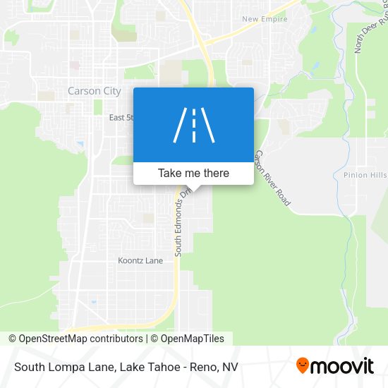 South Lompa Lane map