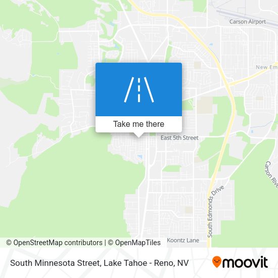 Mapa de South Minnesota Street