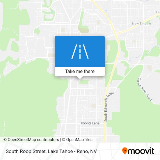 South Roop Street map