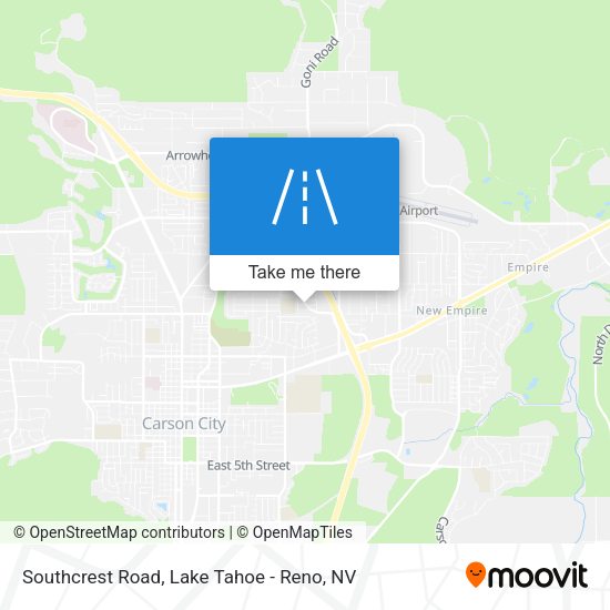 Southcrest Road map