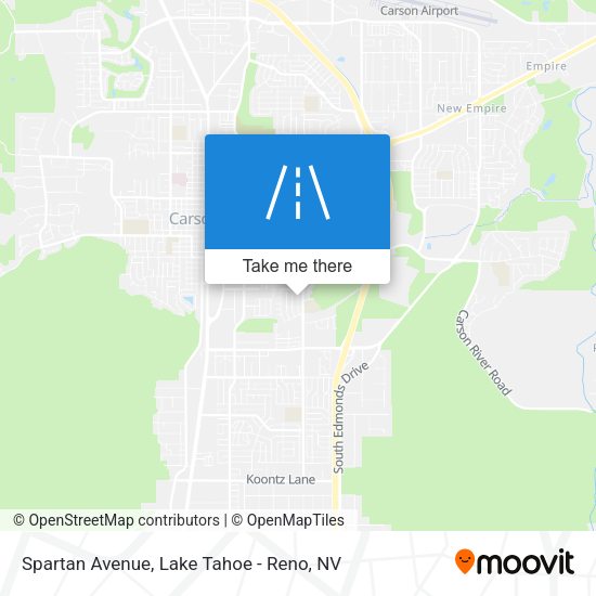 Mapa de Spartan Avenue