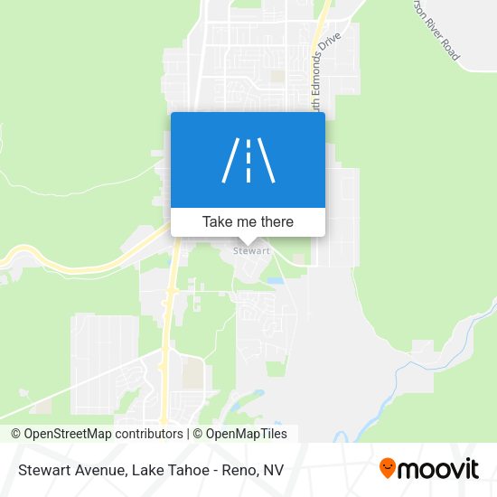 Stewart Avenue map