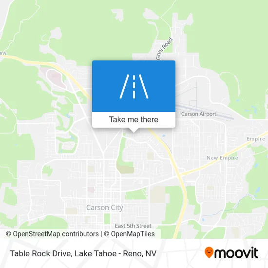 Table Rock Drive map