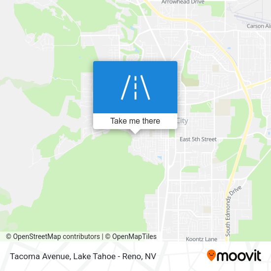 Mapa de Tacoma Avenue