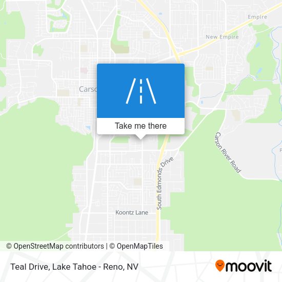 Mapa de Teal Drive