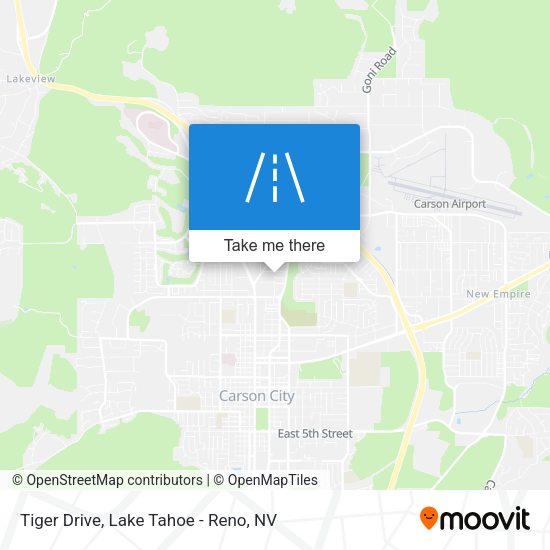 Mapa de Tiger Drive