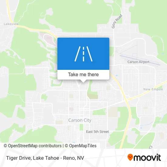 Tiger Drive map